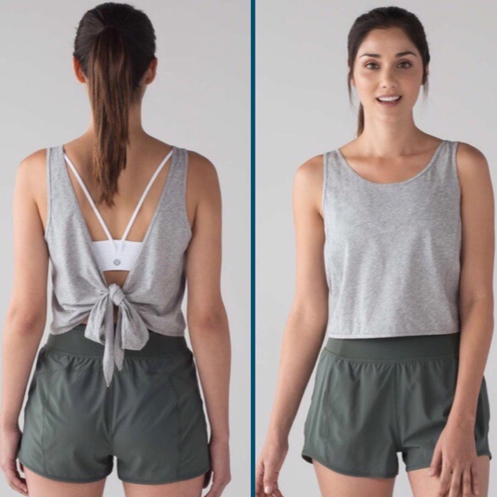 Lululemon Tie Back Crop Top
